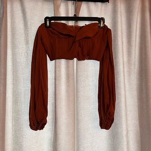 NBD Off the Shoulder Corset Top